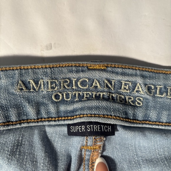 American Eagle Outfitters Skinny Blue Jeans Womens 2 Light Blue - Picture 9 of 10